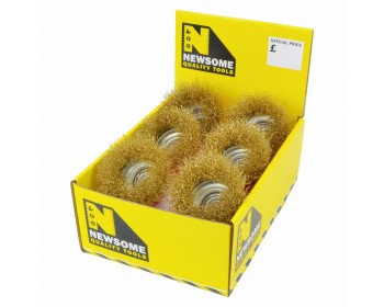 Box of 75mm x M14 Crimped Steel Wire Cup Brushes
